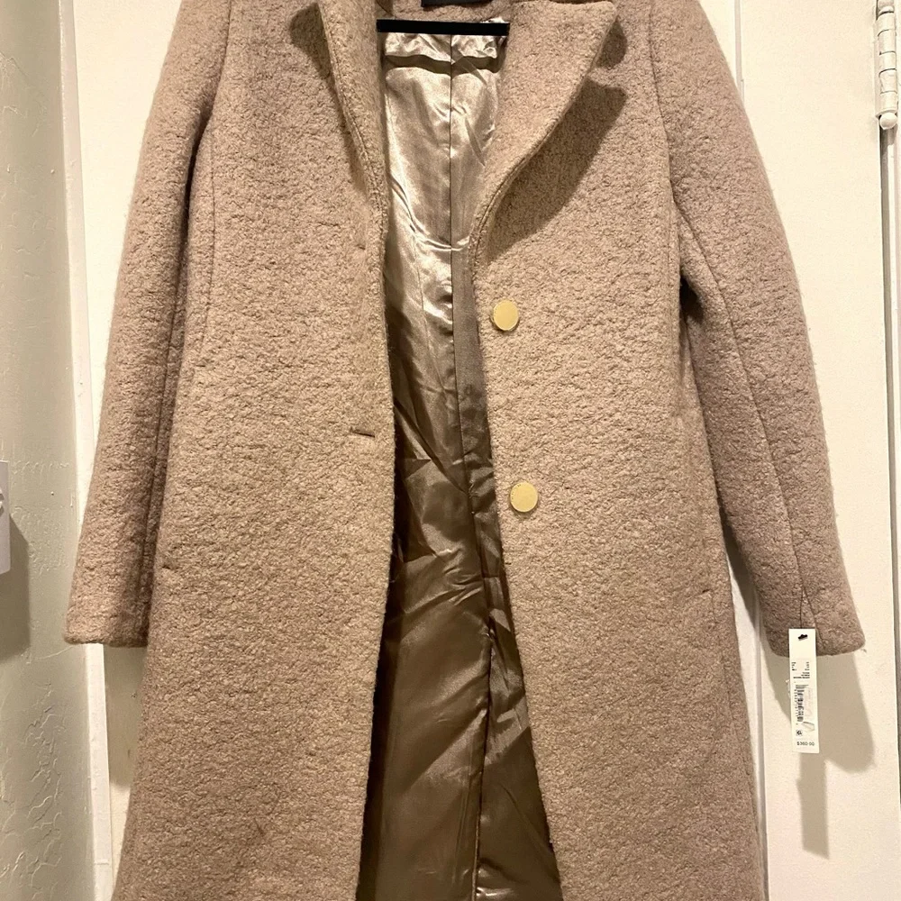 Tahari Brown Sugar Peacoat - Picture 6 of 6